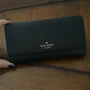 Kate Spade Black Leather Wallet